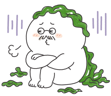 すねてます